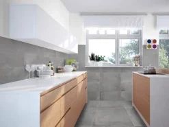 Bodenfliese Feinsteinzeug Urban Perlmutt Glasiert Matt 60 cm x 60 cm