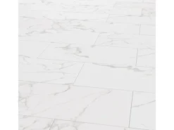 Bodenfliese Feinsteinzeug Marmore carrara Weiß Glasiert Matt 60 cm x 30 cm