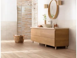 Bodenfliese Feinsteinzeug Tendance Beige Glasiert Matt 60,4 cm x 30 cm