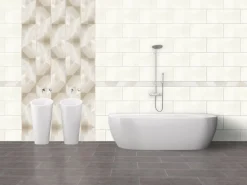 Bodenfliese Feng Feinsteinzeug Grau Glasiert 30 cm x 60 cm