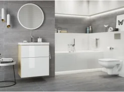 Bodenfliese Harmony Feinsteinzeug Grau Glasiert 29,7 cm x 59,8 cm