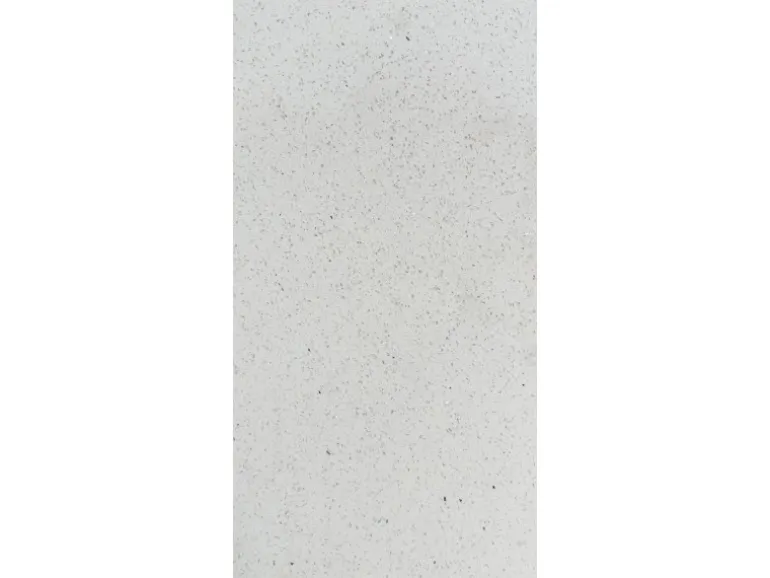 Bodenfliese Quarzkomposit Weiß Glänzend Rektifizierung 60 cm x 30 cm