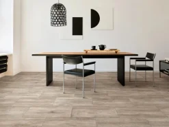 Bodenfliese Steingut Swamp Taupe Glasiert Matt 60 cm x 30 cm