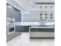 Bodenfliese Wave Feinsteinzeug Marmor White Glasiert Poliert 60 cm x 120 cm