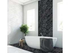 Bodenfliese Wave Feinsteinzeug Marmor Grey Glasiert Poliert 60 cm x 60 cm