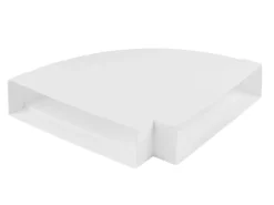 Bogen 90° waagerecht System 125