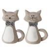 Boltze Home Türstopper Kitty 2-fach Sortiert 31 cm x 9 cm x 11 cm Beige-Weiß