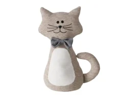 Boltze Home Türstopper Kitty 2-fach Sortiert 31 cm x 9 cm x 11 cm Beige-Weiß