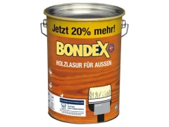 Bondex Holzlasur für Außen Hellblaugrau seidenglänzend 4,8 l