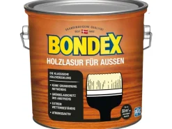Bondex Holzlasur für Außen Dunkelgrau seidenglänzend 2,5 l