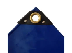 Boni-shop Abdeckplane Pvc 4x5m 650g/M Blau Reißfest Und Wasserdicht