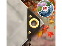 Boni-Shop PVC Plane Abdeckplane 650g/M Wasserdicht Grau 4x5m 20m