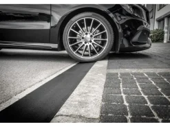 Bordsteinrampe Schwarz 1000 mm x 250 mm x 7 mm - 45 mm