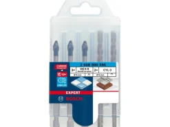 Bosch Expert Hard Keramik Mixed Bohrer-Set Hex-9 Ø 6 mmm 5-tlg.