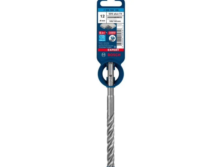 Bosch Expert SDS plus-7X Hammerbohrer Ø 12 mm 100/165 mm Länge