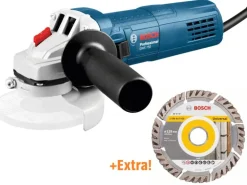 Bosch Professional Winkelschleifer GWS 750-125 inkl. Diamanttrennscheibe 125 mm