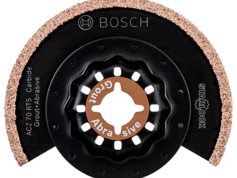 Bosch Segmentsägeblatt ACZ 70 RT5 m. Körnung für Multifunktionswerkzeuge Ø 70 mm