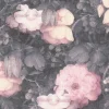 Bricoflor Blumen Tapete Gemalt Vintage Blumentapete in Rosa Grau für Esszimmer und Schlafzimmer Romantische Vliestapete mit Rosen Im Gemälde Stil