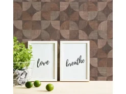 Bricoflor 70er Jahre Tapete Geometrisches Muster Braune Vliestapete Im Retro Stil Ideal für Wohnzimmer und Diele