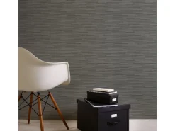 Bricoflor Moderne Steintapete in anthrazit Fliesen Tapete im Mosaik Design Dunkelgraue Vliestapete in Steinoptik für Küche und Badezimmer