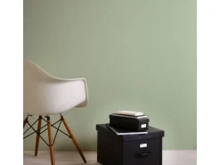 Bricoflor Salbei Tapete Hell Grüne Vliestapete Modern Ideal für Schlafzimmer und Wohnzimmer Uni Wandtapete in Salbeigrün mit Vinyl