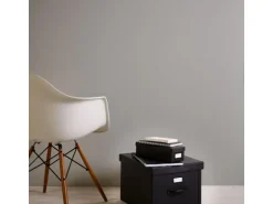 Bricoflor Uni Tapete Silber Grau Einfarbige Vliestapete für Wohnzimmer und Schlafzimmer Vlies Wandtapete Schlicht