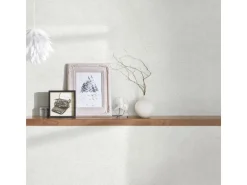 Bricoflor Vlies Leinentapete Creme Weiß Helle Uni Tapete in Leinenoptik für Schlafzimmer und Badezimmer Moderne Vliestapete Einfarbig mit Vinyl