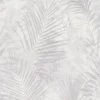 Bricoflor Vlies Palmentapete Hellgrau Aquarell Tapete mit Farn Design in Wasserfarben Optik Graue Vliestapete mit Palmenblätter Muster für Wohnzimmer