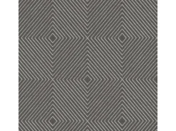 Bricoflor Vliestapete Schwarz Silber Rauten Tapete Geometrisch für Jugendzimmer und Küche Vlies Mustertapete mit Metallic Effekt