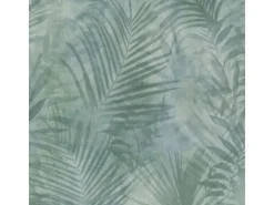 Bricoflor Wasserfarben Tapete mit Palmenblättern Exotische Tapete mit Farn Design Grüne Vliestapete Fin Aquarell Optik für Schlafzimmer