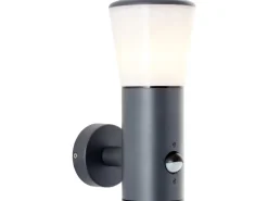 Brilliant Außenwandleuchte Cliffi mit Bewegungsmelder Anthrazit