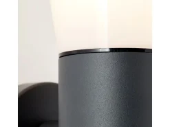 Brilliant Außenwandleuchte Cliffi mit Bewegungsmelder Anthrazit