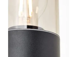 Brilliant Außenwandleuchte Sergioro 2-flammig mit Bewegungsmelder Anthrazit