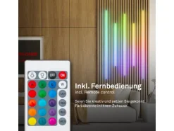Briloner LED Band Pimp your Panel Starter-Set Fernbedienung Dimmbar RGB+W 2,6 m