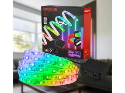 Briloner LED Band Pimp your Panel Starter-Set Fernbedienung Dimmbar RGB+W 2,6 m