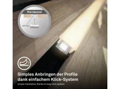 Briloner LED Band Pimp your Panel Starter-Set Warmweiße Lichtfarbe 2,6 m