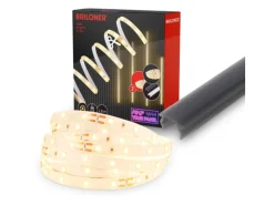 Briloner LED Band Pimp your Panel Ergänzungs-Set Warmweiße Lichtfarbe 2,6 m Weiß