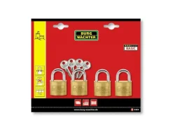 Burg Wächter Vorhangschloss-Set Quadro 222 40 SB