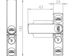 Burg-Wächter Fenstersicherung Winsafe WS 11 Weiß