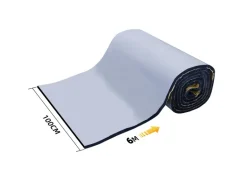 CCLIFE Dämmmatte Alubeschichtung Selbstklebend ECM-geprüft 19 mm Dicke 6 m Länge