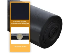 CCLIFE Dämmmatte Selbstklebend Auto 19mm Schallschutzmatte Feuchtigkeitsfest, Feuerfest Dämmung Isolierung Schallschutz,1x1m