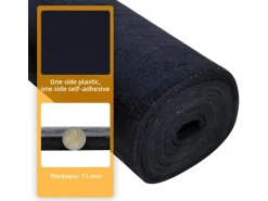 CCLIFE Dämmmatte Selbstklebend Auto13mm Schallschutzmatte Feuchtigkeitsfest, Feuerfest Dämmung Isolierung Schallschutz,1x8m