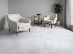 CERAMICHE SERRA Bodenfliese Steingut Floreal Grau Matt 45 cm x 45 cm