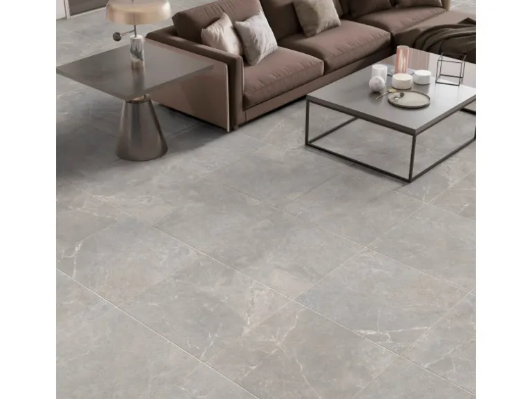 CERAMICHE SERRA Bodenfliese Steingut Metro Grau Matt 45 cm x 45 cm