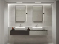 Cersanit Wandfliese Durin Grys Matt Strukturiert mit Muster 30 cm x 60 cm