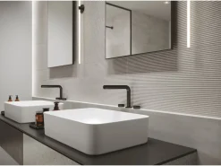 Cersanit Wandfliese Durin Grys Matt Strukturiert mit Muster 30 cm x 60 cm