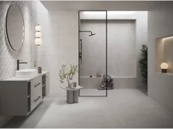 Cersanit Wandfliese Steingut Lichtgrau Decoration 30 cm x 60 cm