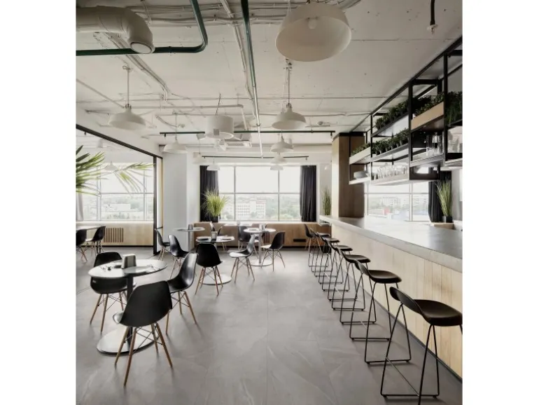 Class Tile Bodenfliese Burlington Feinsteinzeug Grey 60 cm x 120 cm