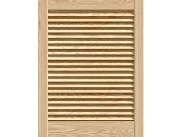 Classen Lamellentür Kiefer Roh 61,5 cm x 59,4 cm x 2,1 cm