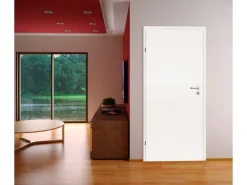 Classen Zimmertür Weiß lackiert (ähnl. Weiß RAL-Farben) 98,5 cm x 198,5 cm Li